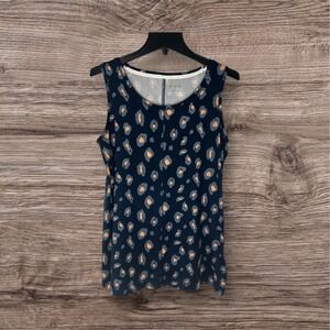 Wonderly Studio Tank Top Leopard Print Sleeveless Casual Top Size‎ M